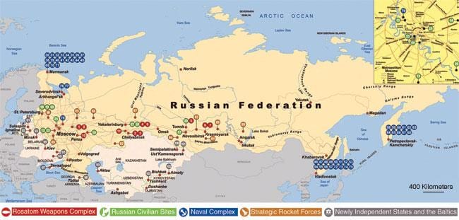 Karte der Russischen marinestützpunkte