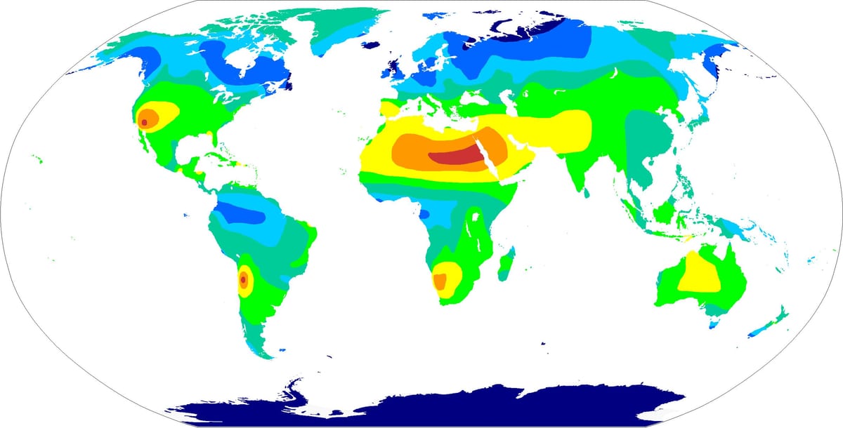 Karte von Russland Sonnenschein