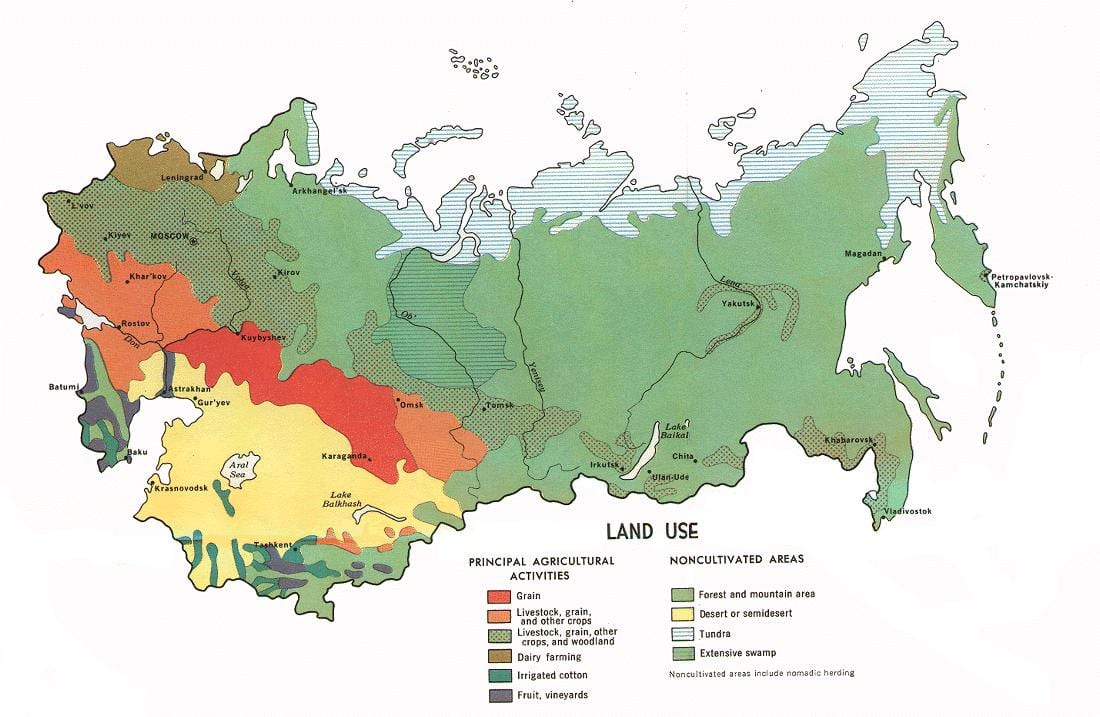 Russische natürlichen Ressourcen anzeigen