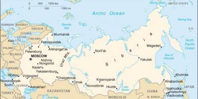 Russland Grenze Karte