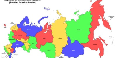 Karte der Russischen Republiken