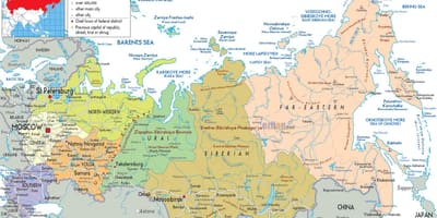 Russische Karte