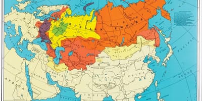 Karte von Russland 1914