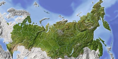 Sat-Karte Russland