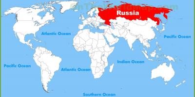 Welt Karte von Russland