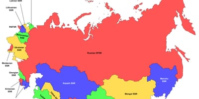 Russland / Sowjetunion-Karte