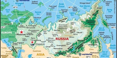 Karte von ufa, Russland